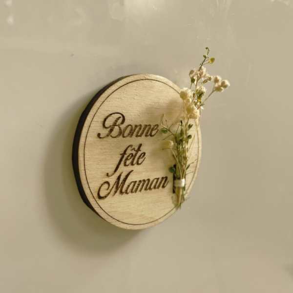 Magnets bois gravés – Edition fête des Mères – Image 4