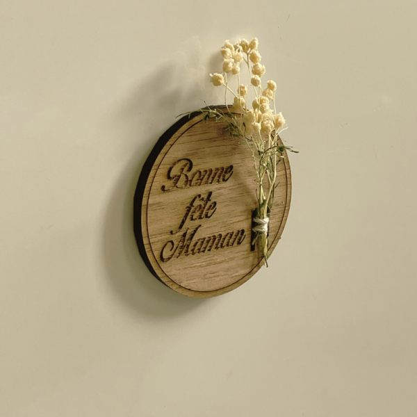 Magnets bois gravés – Edition fête des Mères – Image 3